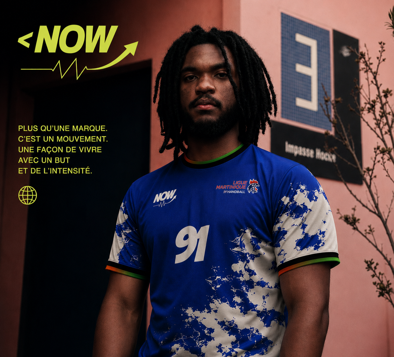 Maillot NOW porté